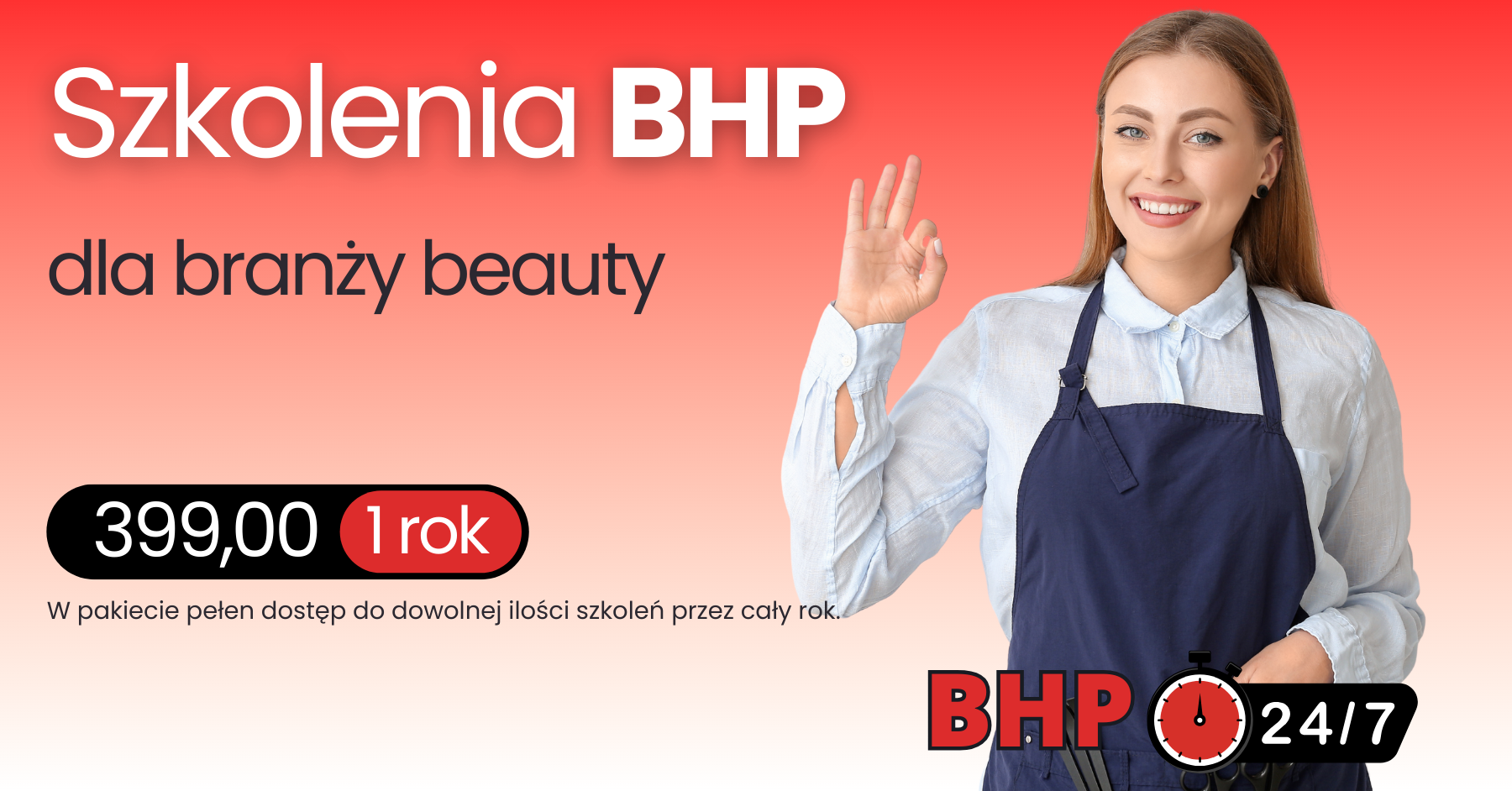 Pakiet szkoleń BHP dla salonu